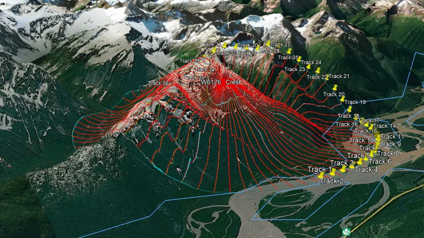 Engineering analysis of mountainous terrain
