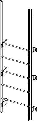 5 Rung Ladder (AFS 1100 - 1300)